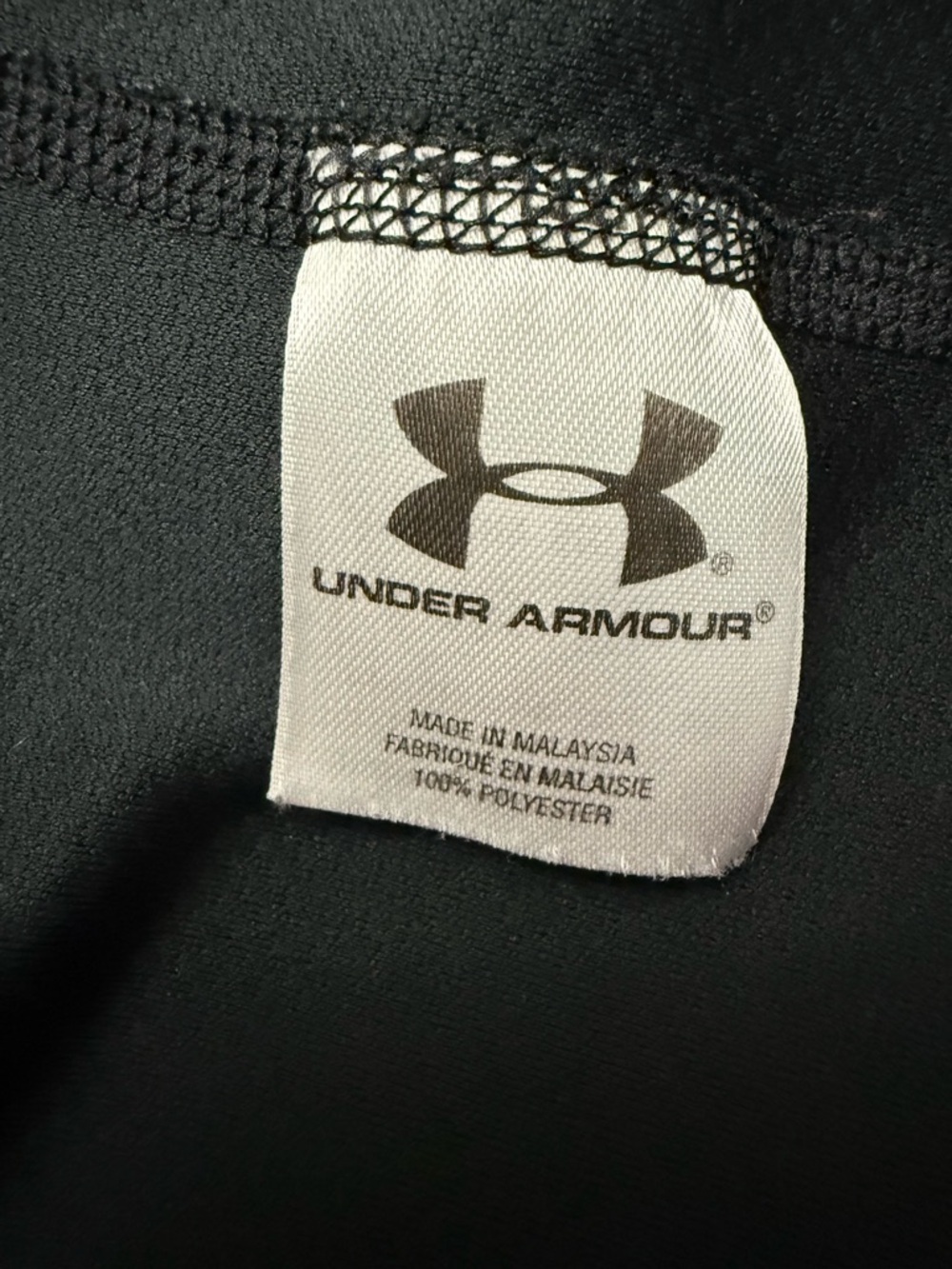 Under Armour 1/4 Zip Pullover Black All Season Gear Men’s Large - Picture 6 of 9